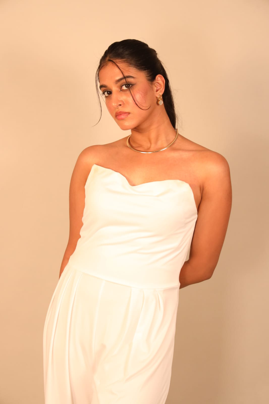 Chic Summer Strapless Jumpsuit