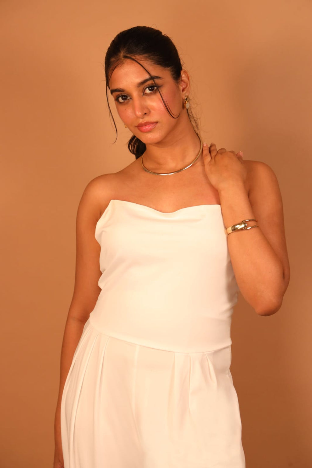 Chic Summer Strapless Jumpsuit